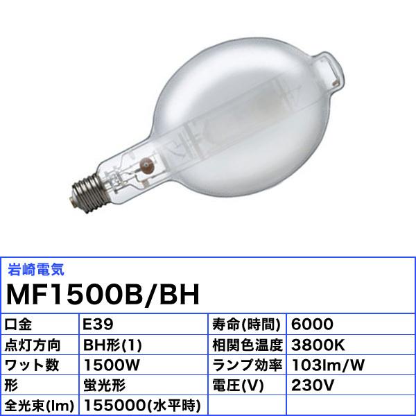 岩崎HID LAMP 1500W メタルハライドランプ M1500B/BH