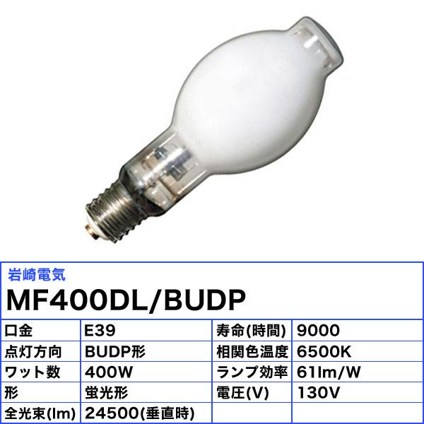 岩崎電気 「送料無料」岩崎 MF400DL/BUDP メタルハライドランプ 400W