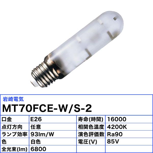 逆輸入 セラルクス E26非調光 MT70FCE-W S-2 岩崎電気 直送品 zppsu.edu.ph