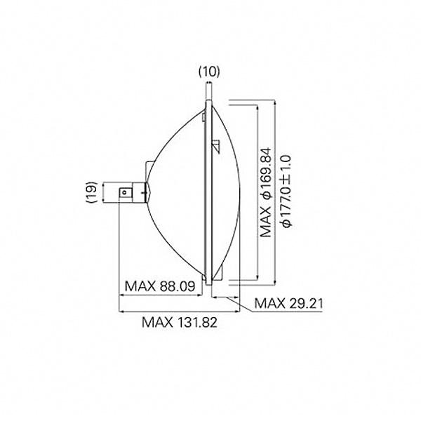 ウシオ USHIO ウシオライティング JDR100V500WG/VN/S5/M シールドビーム型ハロゲンランプ 長寿命 超狭角 JDR100V500WGVNS5M「送料無料」の画像