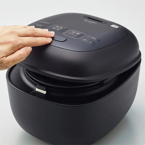 SHARP（シャープ） KSCS05J-B ジャー炊飯器 3mm厚釜&球面炊き 3合炊き
