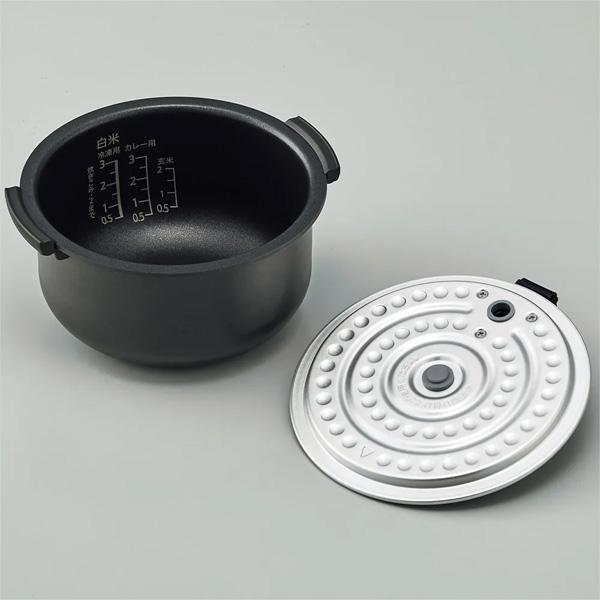 SHARP（シャープ） KSCS05J-W ジャー炊飯器 3mm厚釜&球面炊き 3合炊き