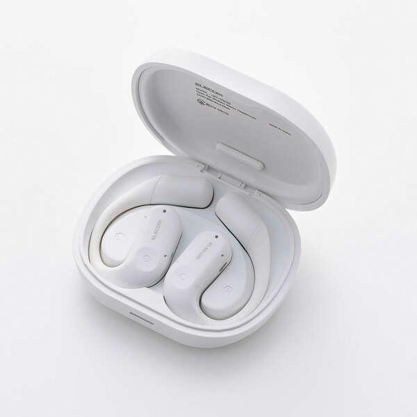 ELECOM（エレコム） LBT-OWS02WH オープンイヤー型 ワイヤレスイヤホン