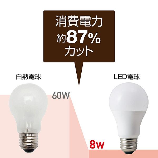 省エネ 長寿命 LED電球／STYLED スタイルド HA6T26L1 60形 電球色 密閉