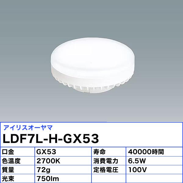 IRIS OHYAMA（アイリスオーヤマ） LED電球 フラット形 LDF7L-H-GX53 非