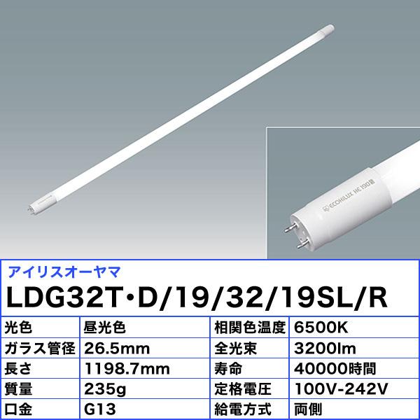 エコハイルクス アイリスオーヤマ LDG32T・D/19/32/19SL/R 蛍光灯 LED
