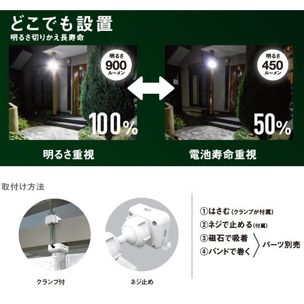 RITEX ムサシ LED-270 LEDセンサーライト 5W×2灯 フリーアーム式 LED