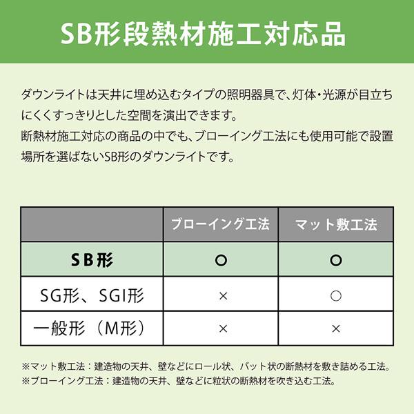 ホタルクス NEC MRD10013(RP)BW3/N-1 SB形 LEDダウンライト(防滴形) 埋