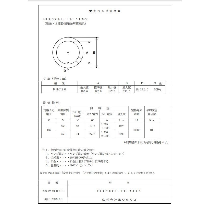 ホタルクス FHC20EL-LE-SHG2 蛍光灯 丸形 ホタルック 20W 3波長 ホタルクス FHC20EL-LE-SHG2 蛍光灯 丸形 ホタルック 20W 3波長