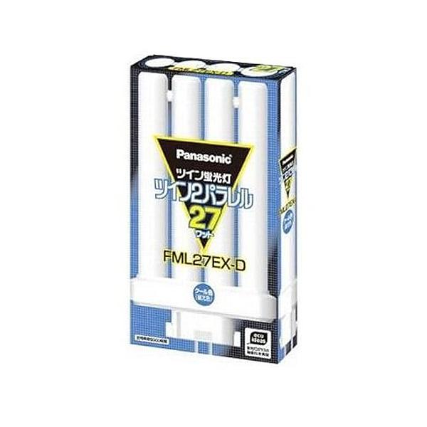 未開封Panasonic FML27EX-N ツイン蛍光灯 10本入 5000K Panasonic [10本セット]パナソニック FML27EX-DF3 コンパクト