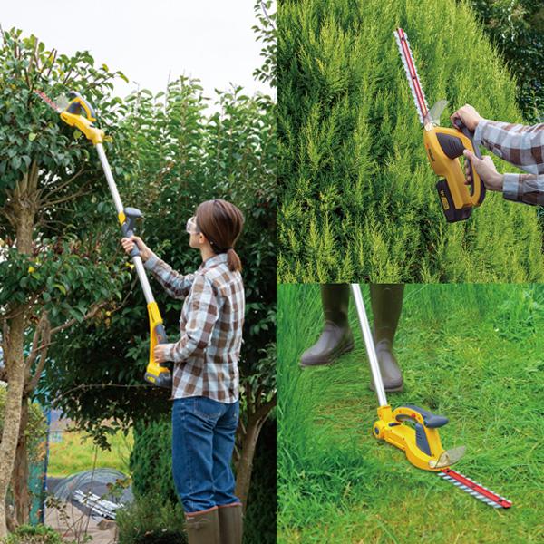 ムサシ PL-5002 充電式ポールバリカン 18V 連続使用60分 PL5002 : イー