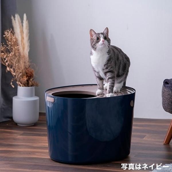 IRIS OHYAMA（アイリスオーヤマ） PUNT-530WH 上から猫トイレ ホワイト