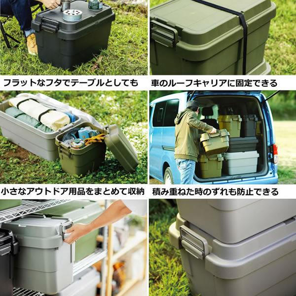 東谷 トランクカーゴ S蓋 20L TC-20S 水に強い 積み重ねOK テーブルや