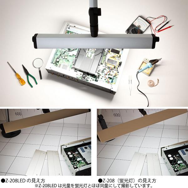 山田照明 Zライト LED デスクライト Z-208LED SL クランプ 調光 明るい
