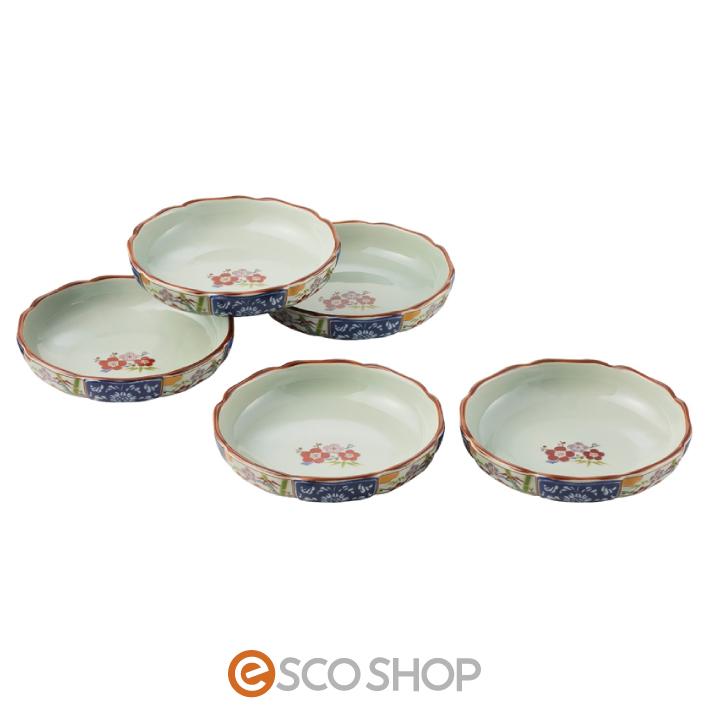 超特価激安 波佐見焼 金雲香梅 桔梗渕銘々皿5客揃 011 808 日本製 送料無料 メーカー直送 代引不可 同梱不可 プレゼント ギフト 超激安 Www Sei Ba Gov Br