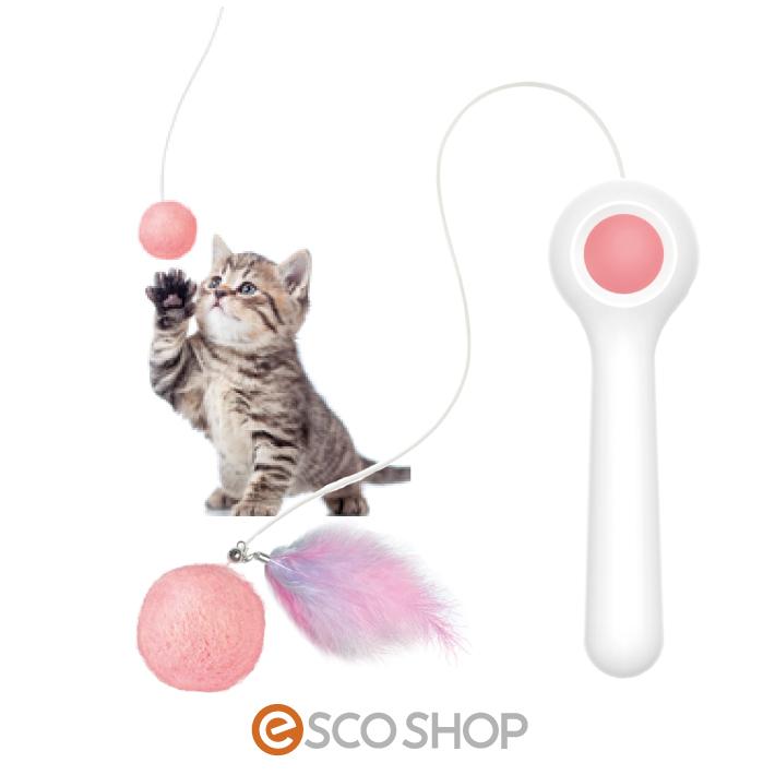あすつく ニャンダマジック 本体 ペットグッズ 猫のおもちゃ ボール 猫じゃらし 猫用おもちゃ J Esco Shop 通販 Yahoo ショッピング