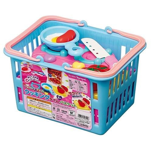 5655 サクッ！とままごとクッキングタイム バスケットおもちゃ こども 子供 女の子 ままごと ごっこ 3歳 | 