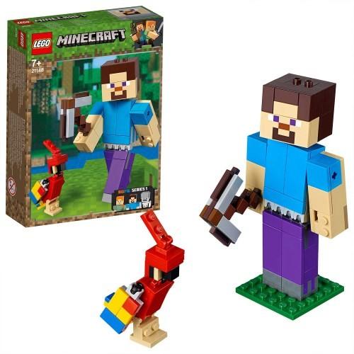 レゴ マインクラフト ビッグフィグ スティーブとオウム おもちゃ こども 子供 レゴ ブロック 7歳 Minecraft マインクラフト ハピネットオンラインpaypayモール 通販 Paypayモール