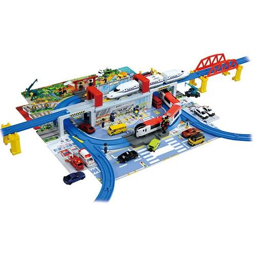 プラレール ひろげて立体 トミカとプラレールの街マップおもちゃ こども 子供 男の子 ミニカー 車 くるま 3歳 ハピネットオンラインpaypayモール 通販 Paypayモール