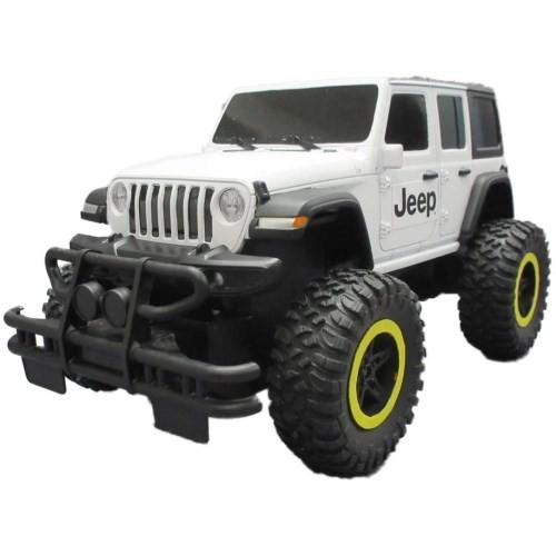 Jeep Wrangler アンリミテッド 艶消しホワイト ブラック 子供 ストア ラジコン おもちゃ 正規認証品!新規格 こども 6歳