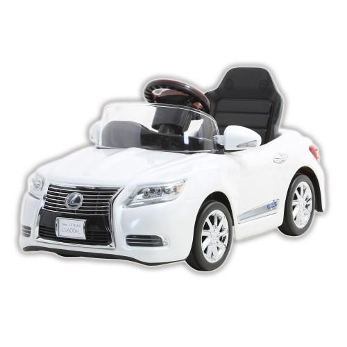 【ラッピング対象外】新型 レクサス (LEXUS) LS600hL 電動 バッテリーカー パールホワイト NLW-Bおもちゃ こども 子供 知育 勉強 3歳