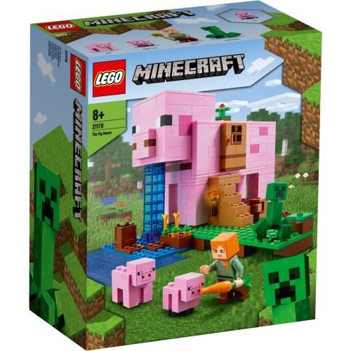 Lego レゴ マインクラフト ブタのおうち おもちゃ ブロック 子供 秀逸 8歳 こども
