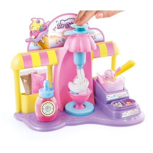 ソースライムフラッフィーアイスクリームファクトリーおもちゃ こども 子供 女の子 ままごと ごっこ 作る3 6円 百貨店