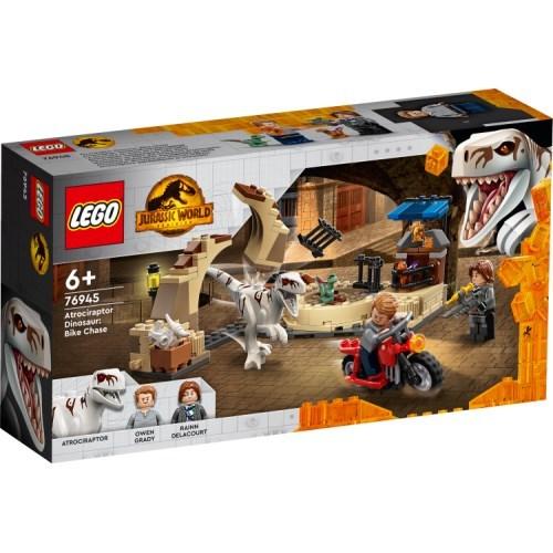 LEGO レゴ ジュラシックワールド アトロキラプルのバイクチェイス 76945おもちゃ こども 子供 レゴ ブロック 6歳 | 