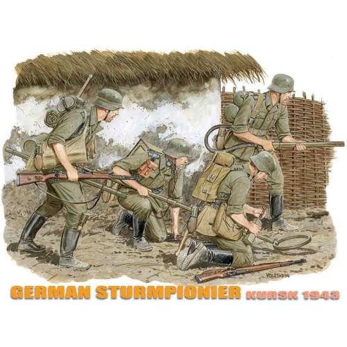 1／35 WW.II ドイツ軍 戦闘工兵 クルスク1943年 フィギュアセット 【DR6024】 (プラスチックモデルキット)【再販】おもちゃ プラモデル | 