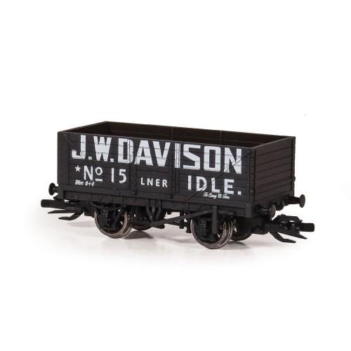 TT：120 2軸オープン貨車 7枚側板 ’J.W.Davison’ 完成品 【PETTR-7021P】 (レイアウトアクセサリー) | 