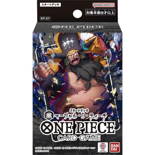 ONE PIECEカードゲーム スタートデッキ黒マーシャル・D・ティーチ [ST-27]の商品画像（Yahoo!ショッピング）