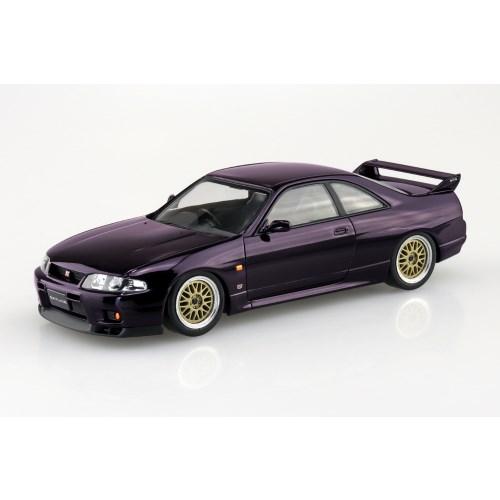 楽プラ スナップキット 1／32 ニッサン R33スカイラインGT-R カスタムホイール(ミッドナイトパープル) 【21CU-MP】 (プラモデル) | 
