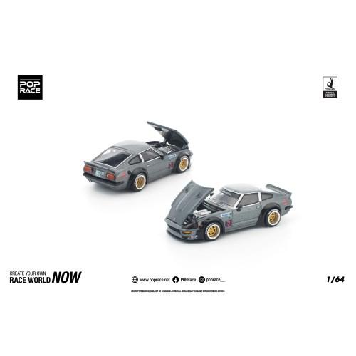 POP RACE 1／64 PANDEM 280ZX ガンメタル 【PR640390】 (ミニカー