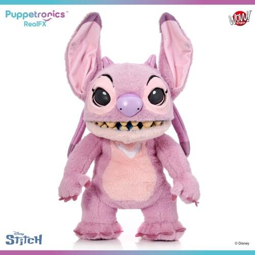 ◎日本未発売 リアルFX ディズニー エンジェル パペット ぬいぐるみ パペットロニクス・リアルFX】『ディズニー スティッチ