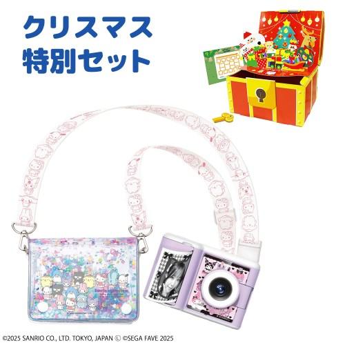 新品未開封クリスマスラッピング付き サンリオキャラクター PRICA 印刷カメラ 宝箱】クリスマス(サンタ)Mサイズ付 PRINT CAMERA プリカ サンリオ