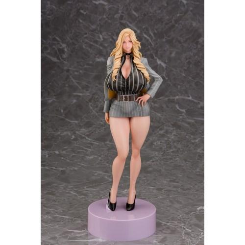 1／7 『ギャル姉社長とハーレムオフィス』 錦織 愛(グレースーツVer.)健全Ver. (塗装済み完成品フィギュア) | 