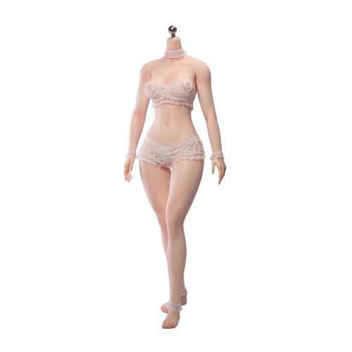 TBリーグ 1／6 スーパーフレキシブル 女性シームレスボディ スリムウエスト・カーヴィー ヘッドなし／足首取り外し式／ペールスキン 【TB-D.... | 