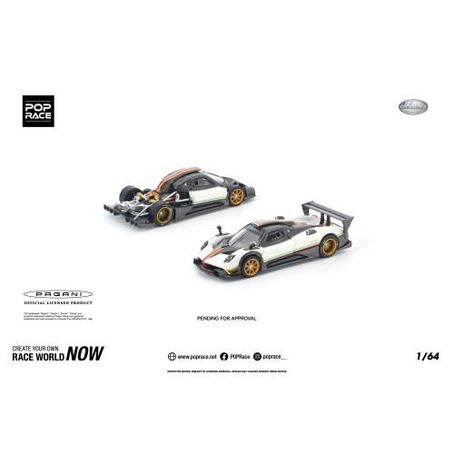 POP RACE PAGANI ZONDA R WHITEパガーニ ゾンダ ホワイト 【PR640298