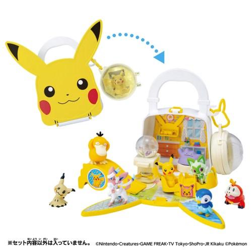 ポケットモンスター モンコレ なかよしおへやバッグ ピカチュウおもちゃ こども 子供 男の子 4歳 ポケモン | 