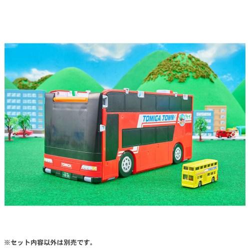 トミカワールド トミカビークルタウン ビッグに変形 2階だてバスロータリー(トミカ付き)おもちゃ こども 子供 男の子 ミニカー 車 くるま 3歳（Yahoo!・ハピネット・オンラインYahoo!ショッピング店）