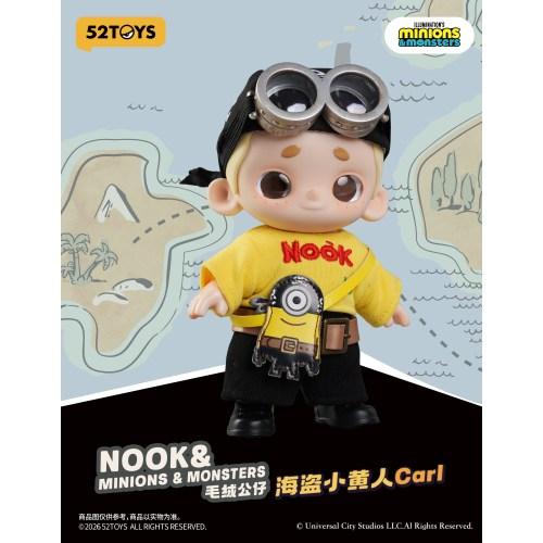 52TOYS NOOK＆ミニオンズ＆モンスターズ ぬいぐるみ 海賊カール 【00085078504】 (フィギュア) | 