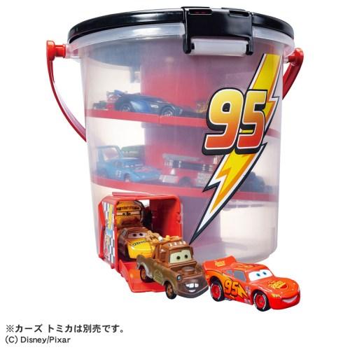 カーズ トミカ でるでるバケツ ライトニング・マックィーンver.おもちゃ こども 子供 男の子 ミニカー 車 くるま 3歳 | 