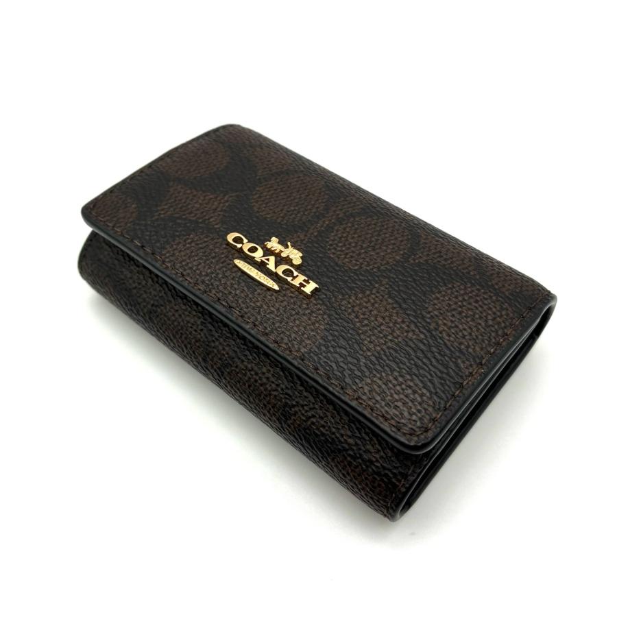 COACH（コーチ） ☆COACH☆ ファイブ リング キーケース シグネチャー