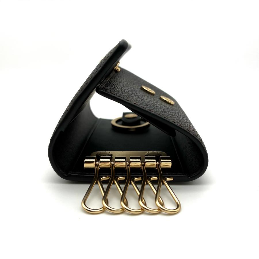 COACH（コーチ） ☆COACH☆ ファイブ リング キーケース シグネチャー