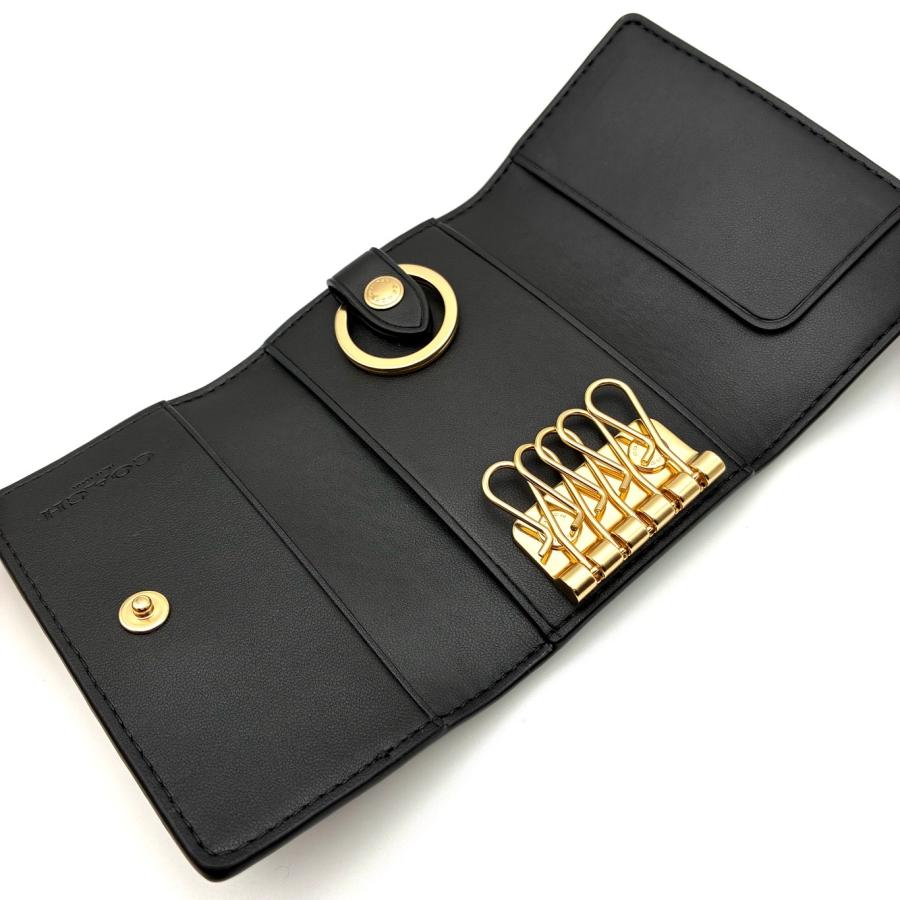 COACH（コーチ） ☆COACH☆ ファイブ リング キーケース シグネチャー