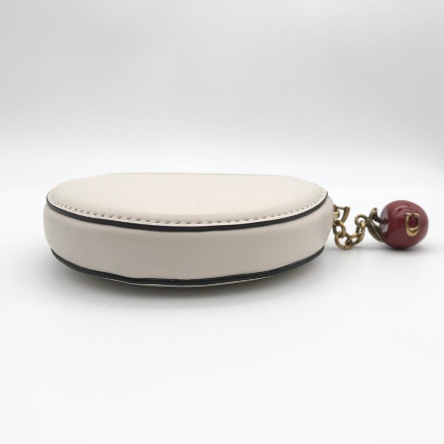 COACH（コーチ） ☆COACH☆ ラウンド コイン ケース ウィズ アップル