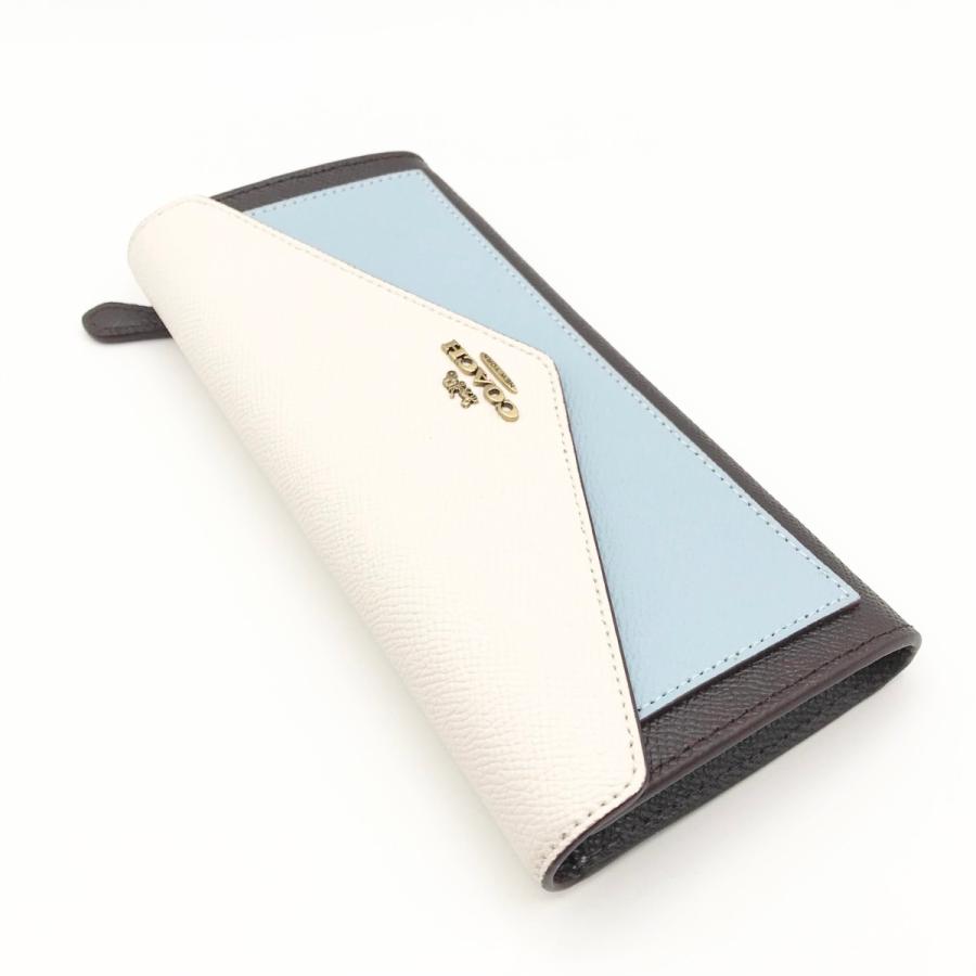 COACH（コーチ） ☆COACH☆ ソフト ウォレット カラーブロック