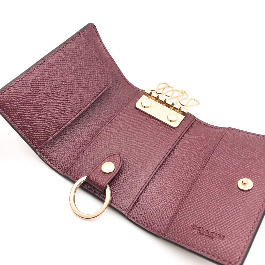 COACH コーチ ☆COACH☆ ファイブ リング キーケース トープ COACH コーチ ☆COACH☆ ファイブ リング キーケース トープ