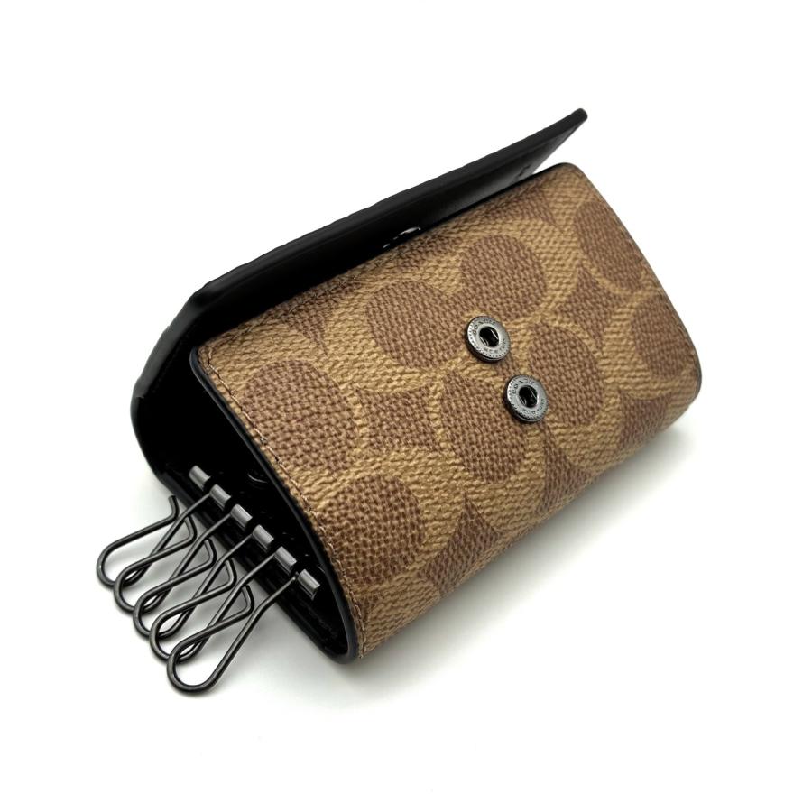 COACH（コーチ） ☆COACH☆ ファイブリング キーケース シグネチャー