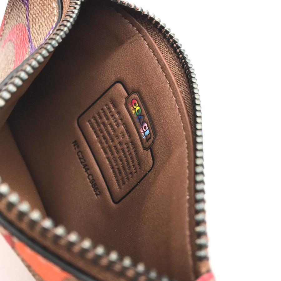 COACH コーチ ☆COACH☆ ジップ カードケース レインボー COACH コーチ ☆COACH☆ ジップ カードケース レインボー